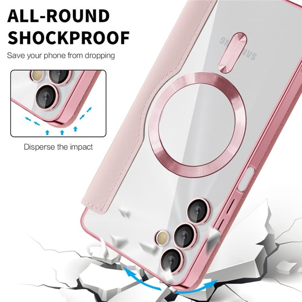 Techsuit SmartMag Book - θήκη για Samsung Galaxy A05s - Ροζ - Image 4