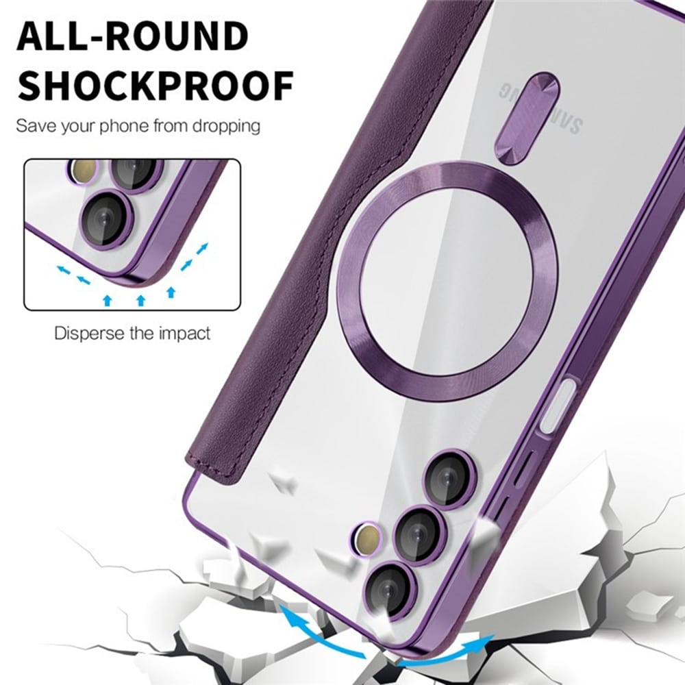 Techsuit SmartMag Book - θήκη για Samsung Galaxy A05s - Μωβ - Image 4