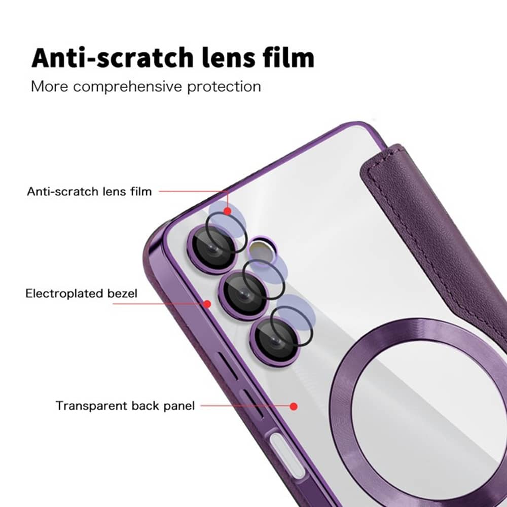 Techsuit SmartMag Book - θήκη για Samsung Galaxy A05s - Μωβ - Image 3