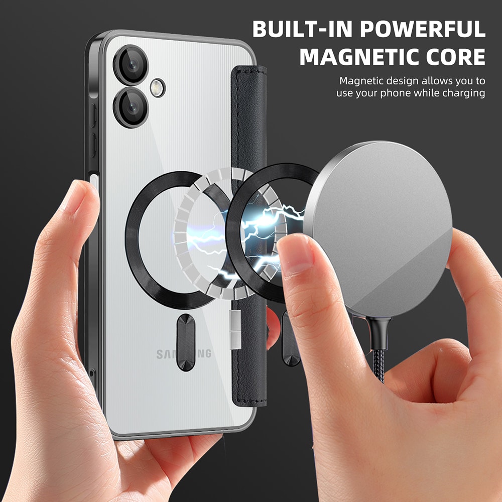Techsuit SmartMag Book - θήκη για Samsung Galaxy A06 - Μαύρο - Image 6