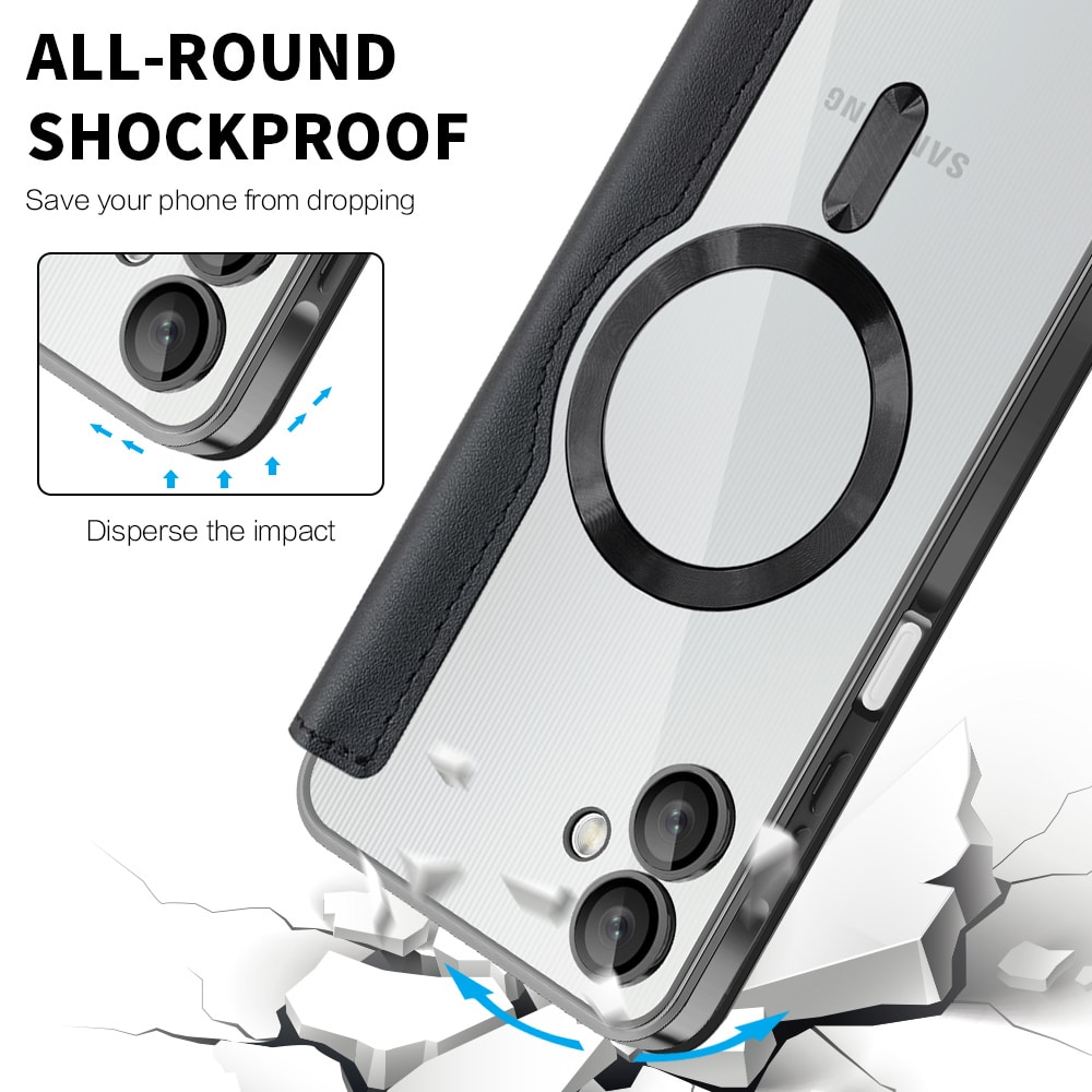 Techsuit SmartMag Book - θήκη για Samsung Galaxy A06 - Μαύρο - Image 4