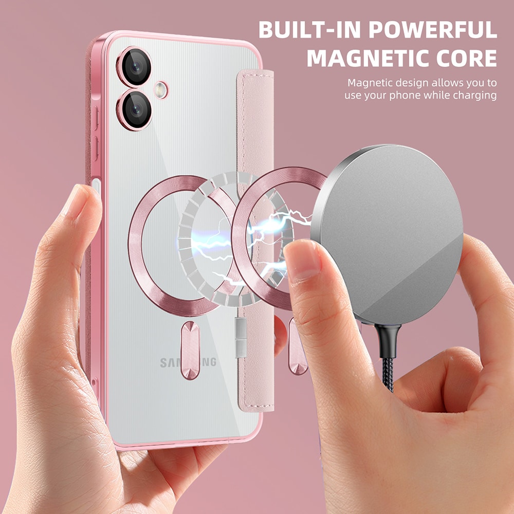 Techsuit SmartMag Book - θήκη για Samsung Galaxy A06 - Ροζ - Image 6