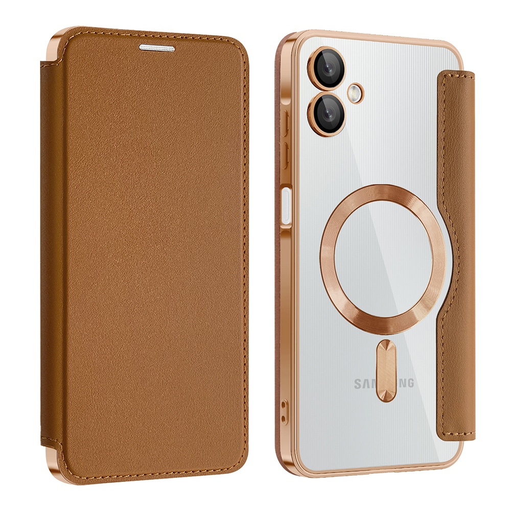 Techsuit SmartMag Book - θήκη για Samsung Galaxy A06 - Καφέ - Image 2
