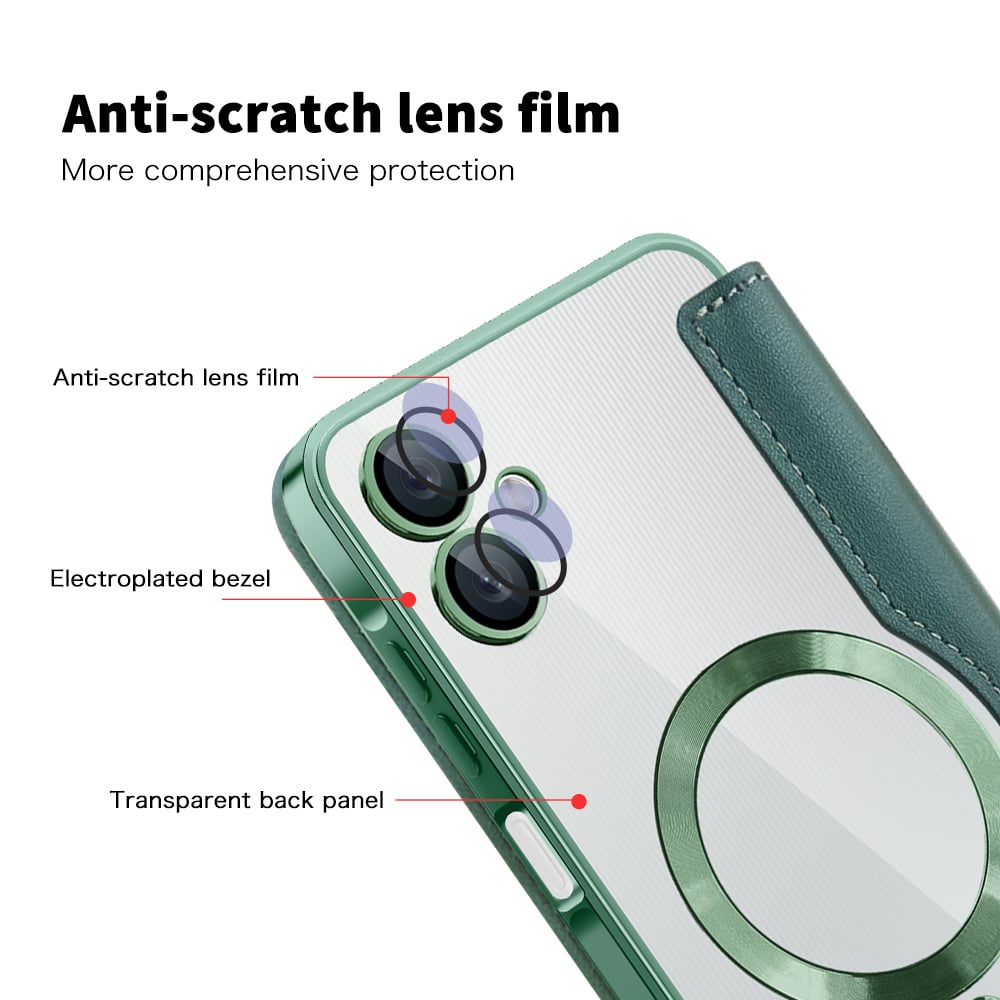 Techsuit SmartMag Book - θήκη για Samsung Galaxy A06 - Πράσινο - Image 3