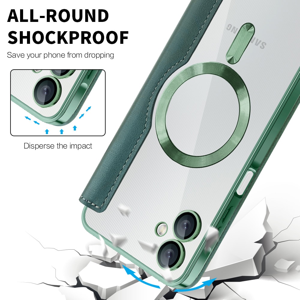 Techsuit SmartMag Book - θήκη για Samsung Galaxy A06 - Πράσινο - Image 4