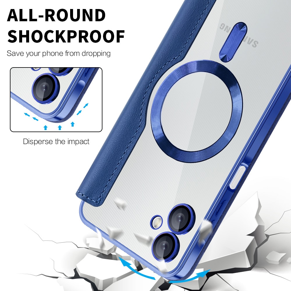 Techsuit SmartMag Book - θήκη για Samsung Galaxy A06 - Μπλε - Image 4