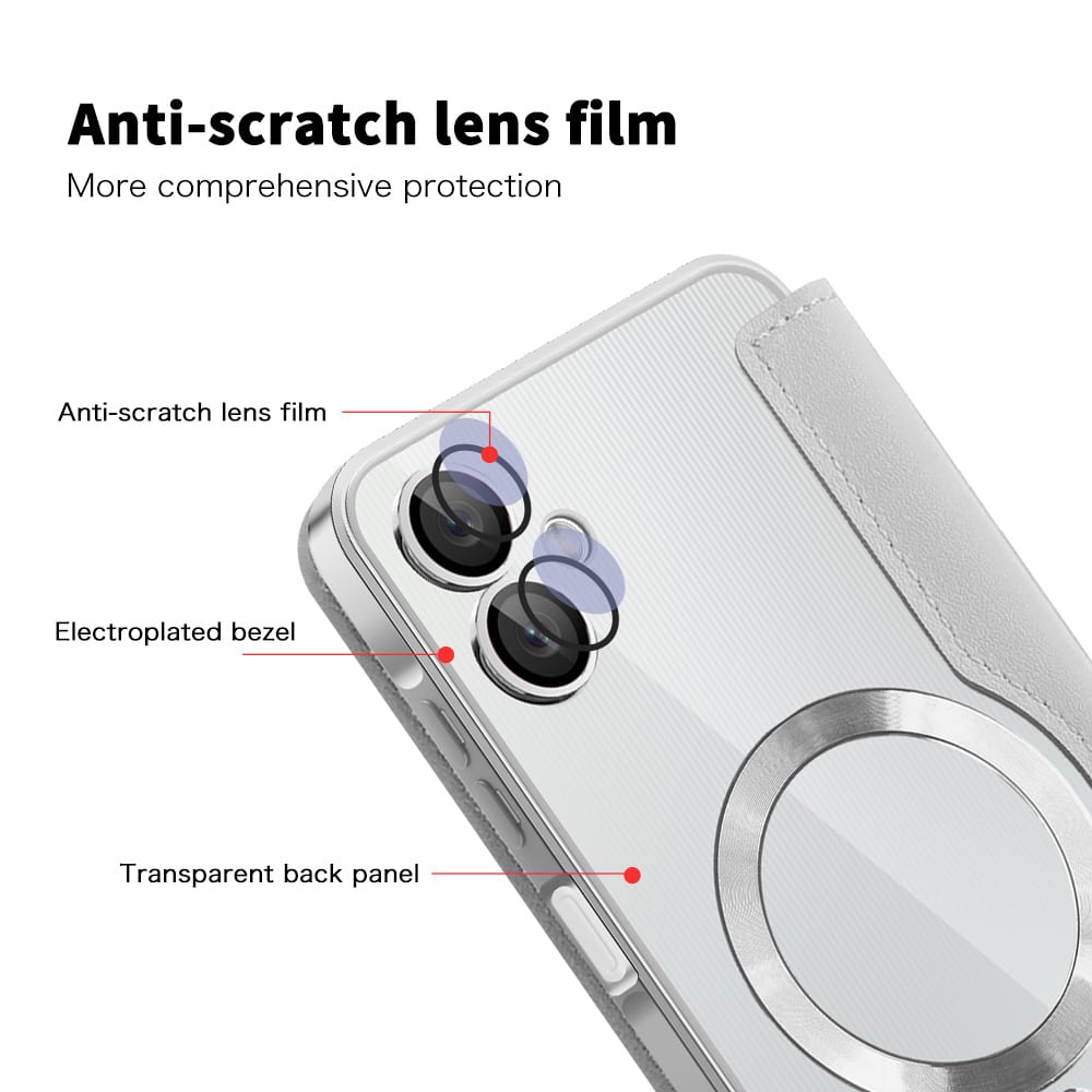 Techsuit SmartMag Book - θήκη για Samsung Galaxy A06 - Γκρι - Image 3