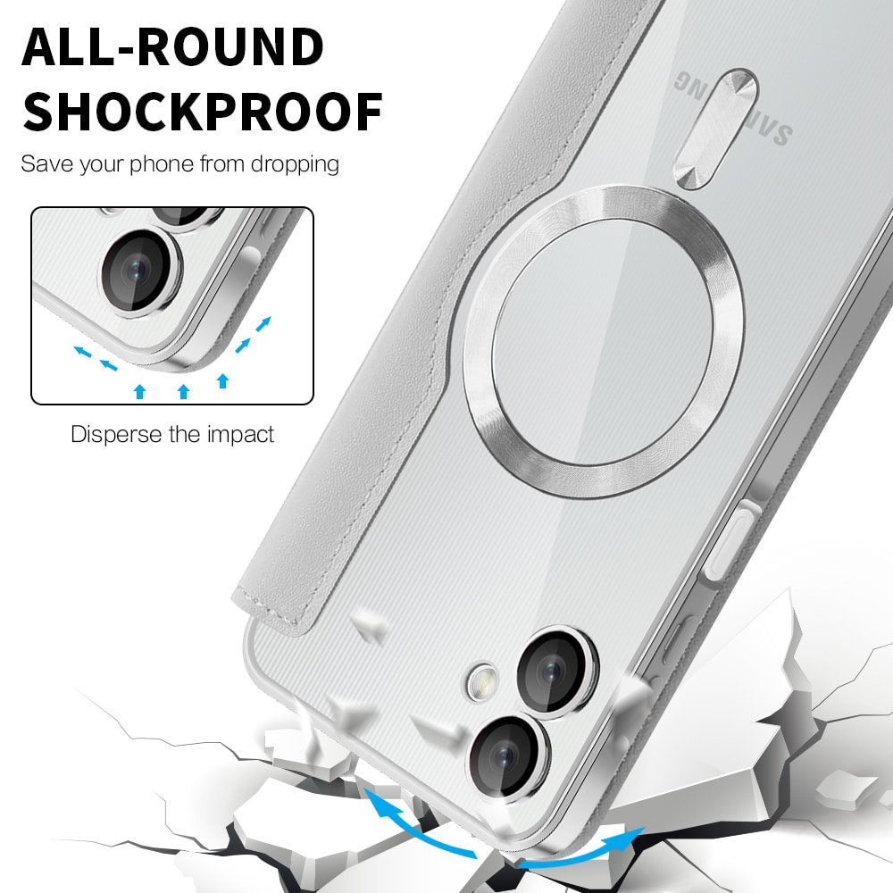 Techsuit SmartMag Book - θήκη για Samsung Galaxy A06 - Γκρι - Image 4