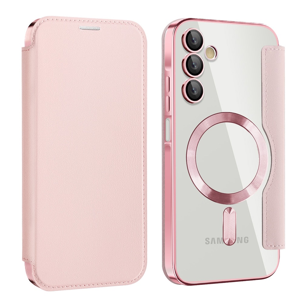 Techsuit SmartMag Book - θήκη για Samsung Galaxy A15 - Ροζ - Image 2