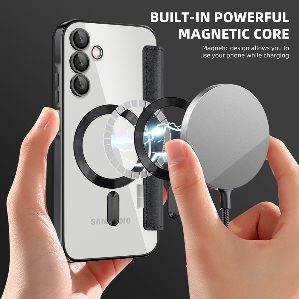Techsuit SmartMag Book - θήκη για Samsung Galaxy A15 - Μαύρο - Image 6