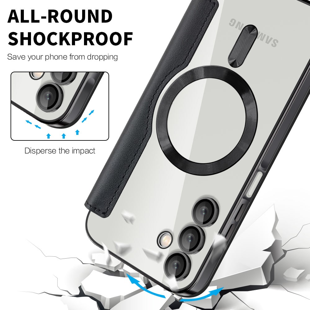 Techsuit SmartMag Book - θήκη για Samsung Galaxy A15 - Μαύρο - Image 4
