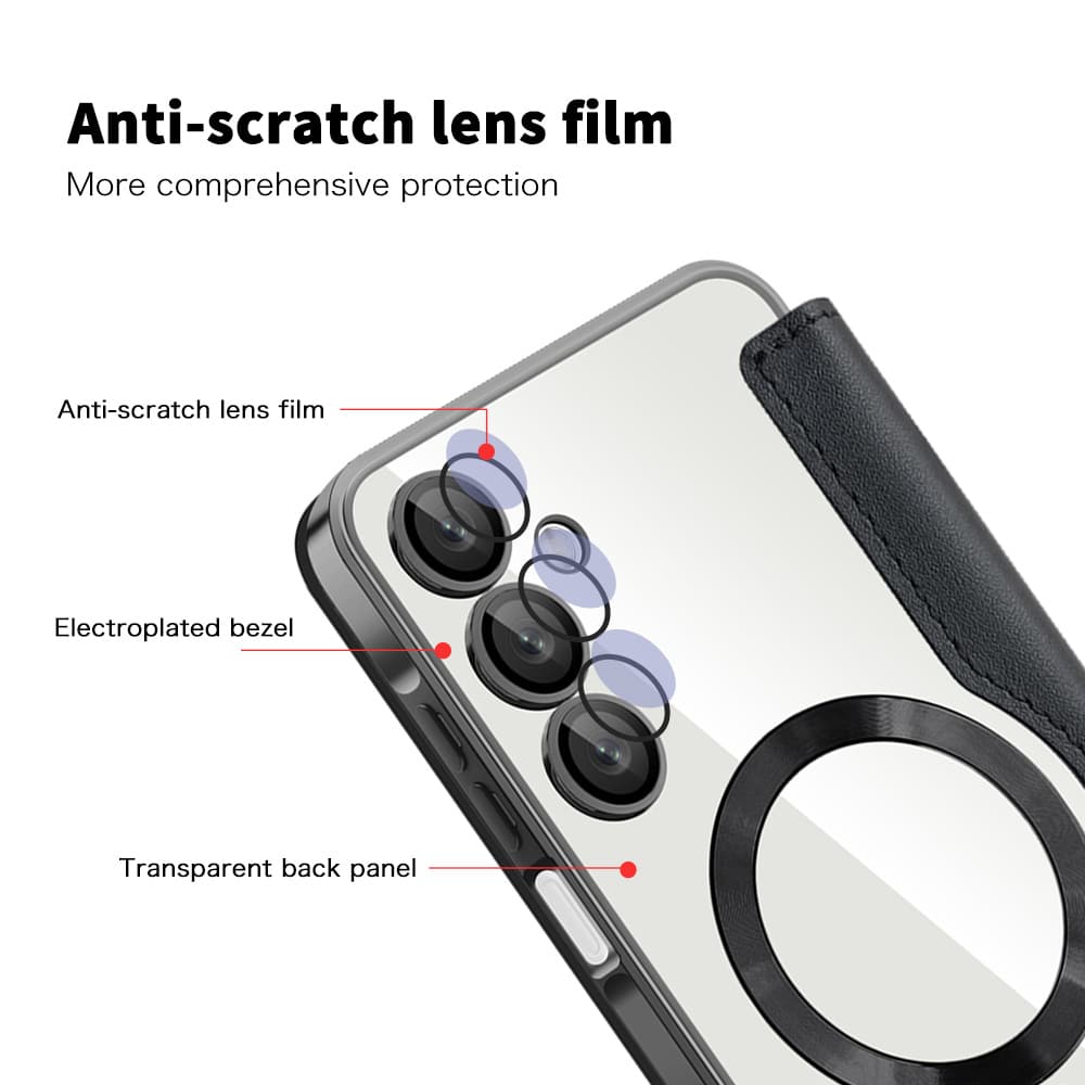 Techsuit SmartMag Book - θήκη για Samsung Galaxy A16 - Μαύρο - Image 3