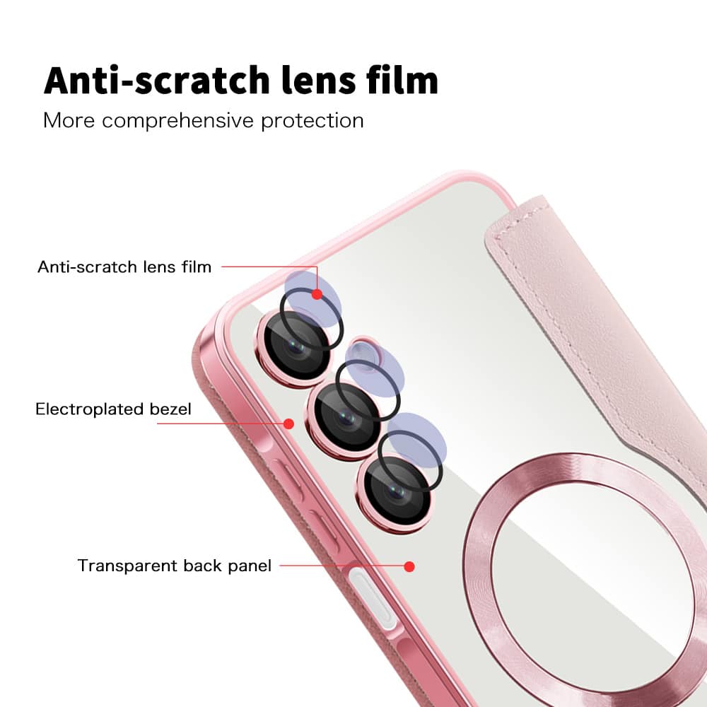 Techsuit SmartMag Book - θήκη για Samsung Galaxy A16 - Ροζ - Image 3