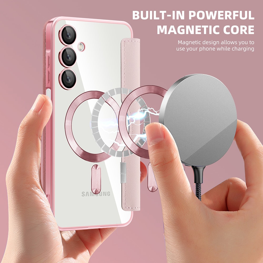 Techsuit SmartMag Book - θήκη για Samsung Galaxy A16 - Ροζ - Image 6