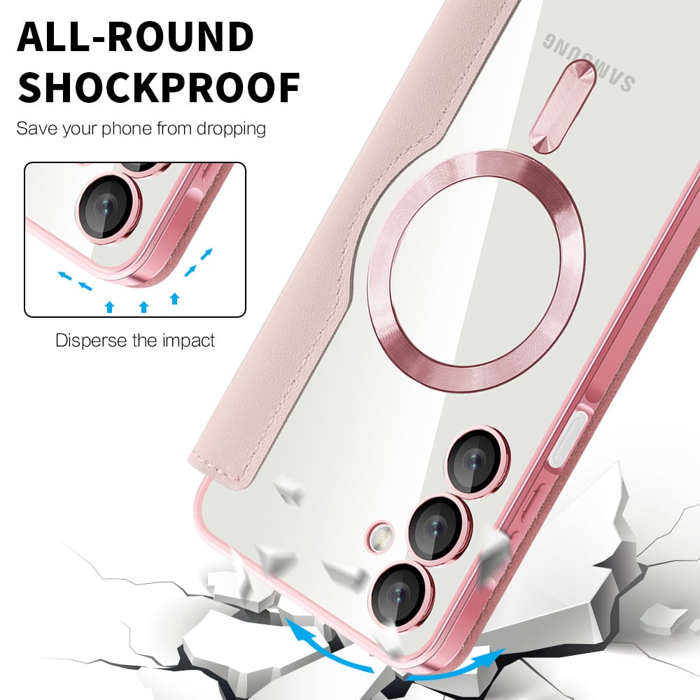 Techsuit SmartMag Book - θήκη για Samsung Galaxy A16 - Ροζ - Image 4