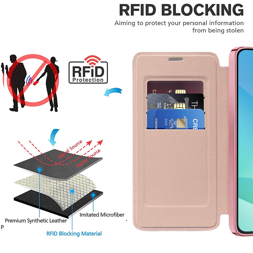 Techsuit SmartMag Book - θήκη για Samsung Galaxy A16 - Ροζ - Image 5