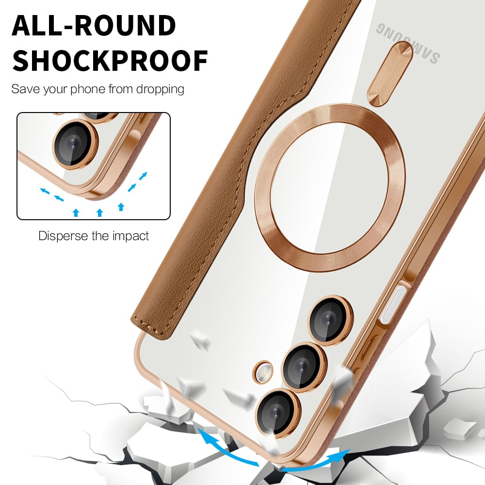 Techsuit SmartMag Book - θήκη για Samsung Galaxy A16 - Καφέ - Image 4
