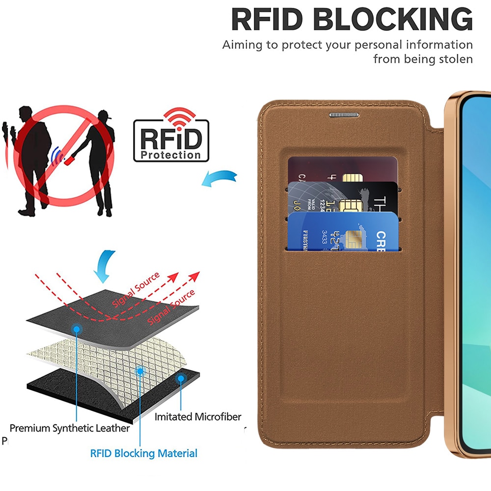 Techsuit SmartMag Book - θήκη για Samsung Galaxy A16 - Καφέ - Image 5
