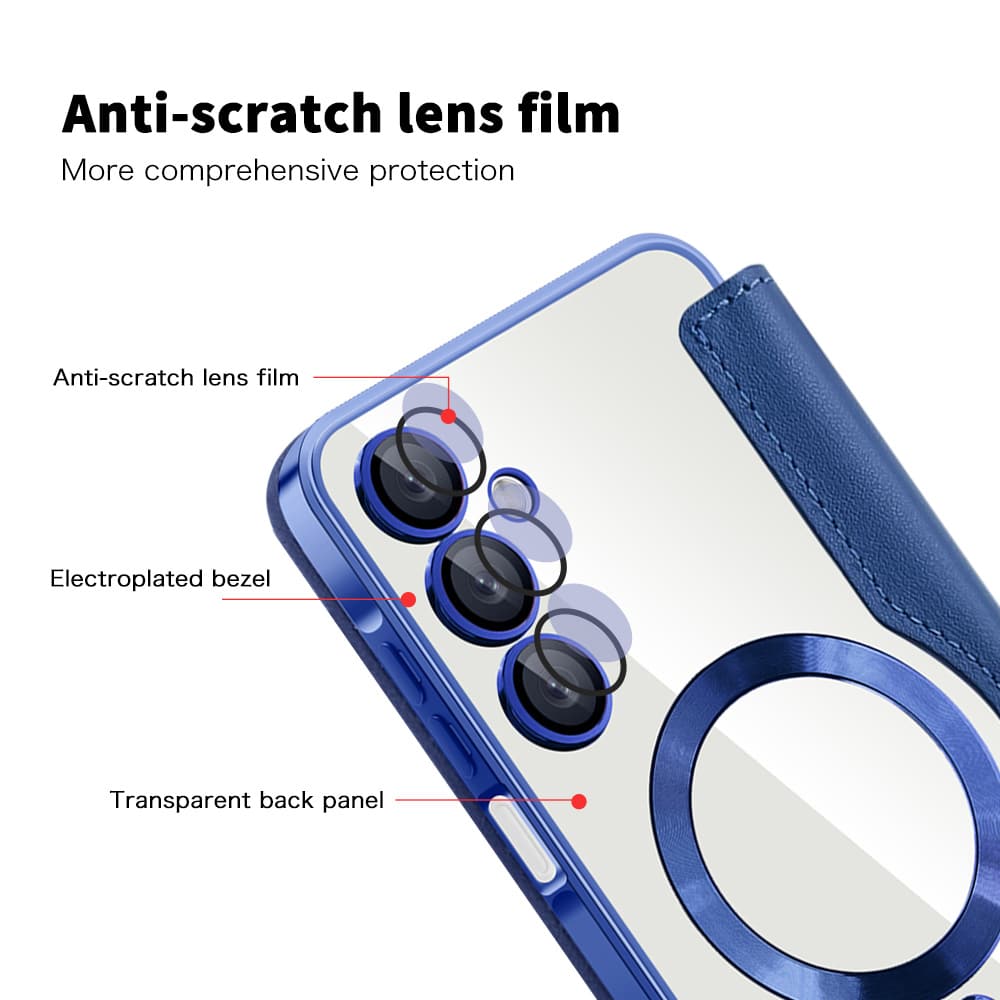 Techsuit SmartMag Book - θήκη για Samsung Galaxy A16 - Μπλε - Image 3
