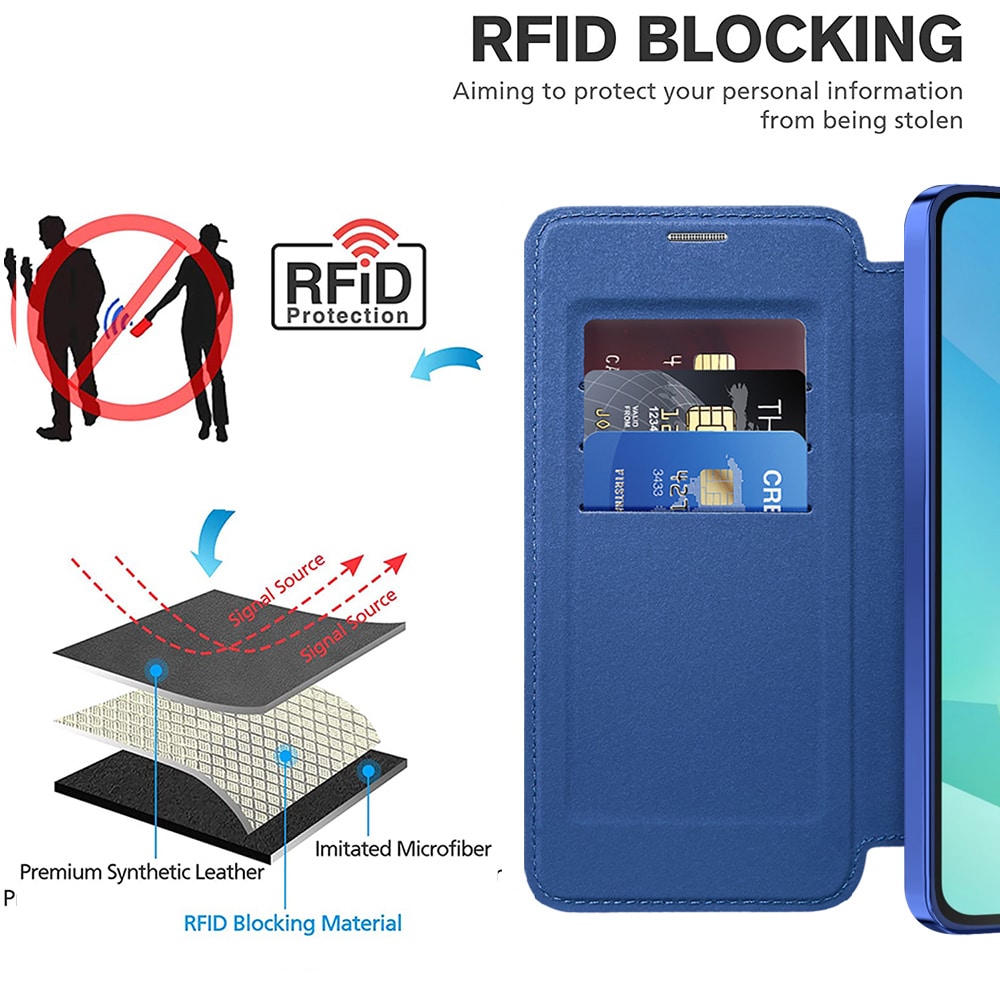 Techsuit SmartMag Book - θήκη για Samsung Galaxy A16 - Μπλε - Image 5