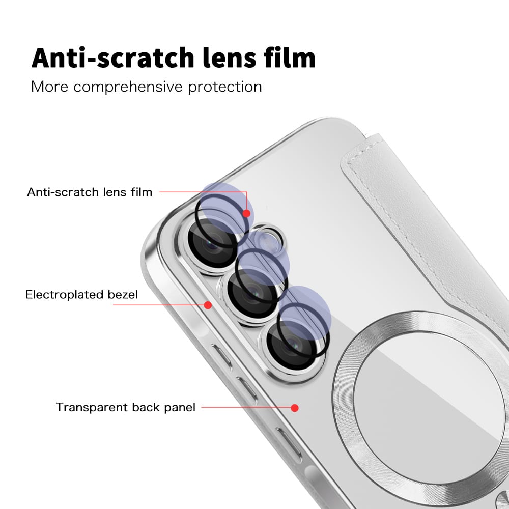 Techsuit SmartMag Book - θήκη για Samsung Galaxy A56 - Γκρι - Image 3