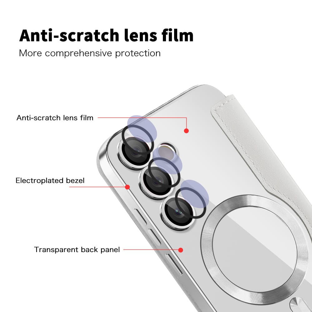 Techsuit SmartMag Book - θήκη για Samsung Galaxy S24 FE - Γκρι - Image 3
