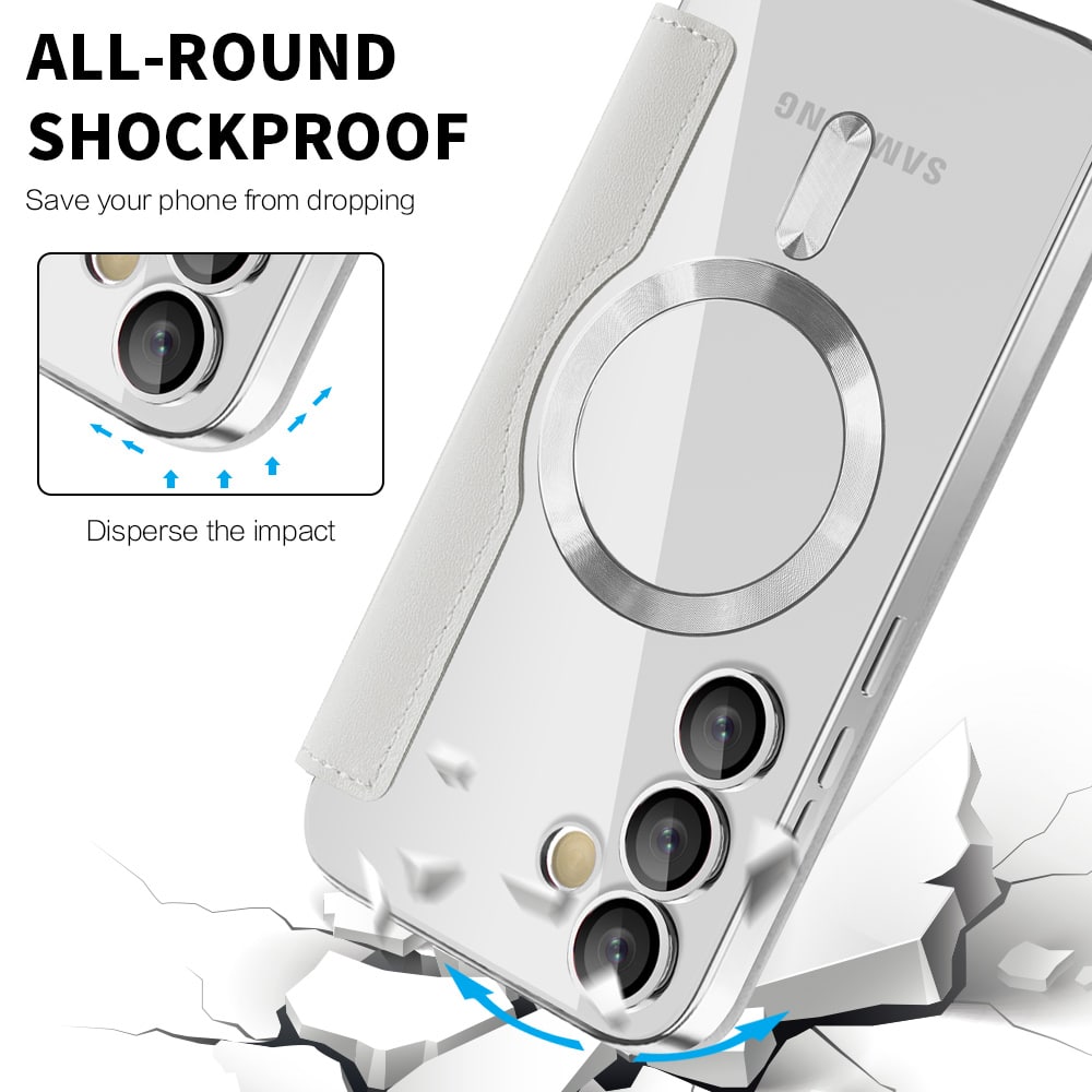 Techsuit SmartMag Book - θήκη για Samsung Galaxy S24 FE - Γκρι - Image 4