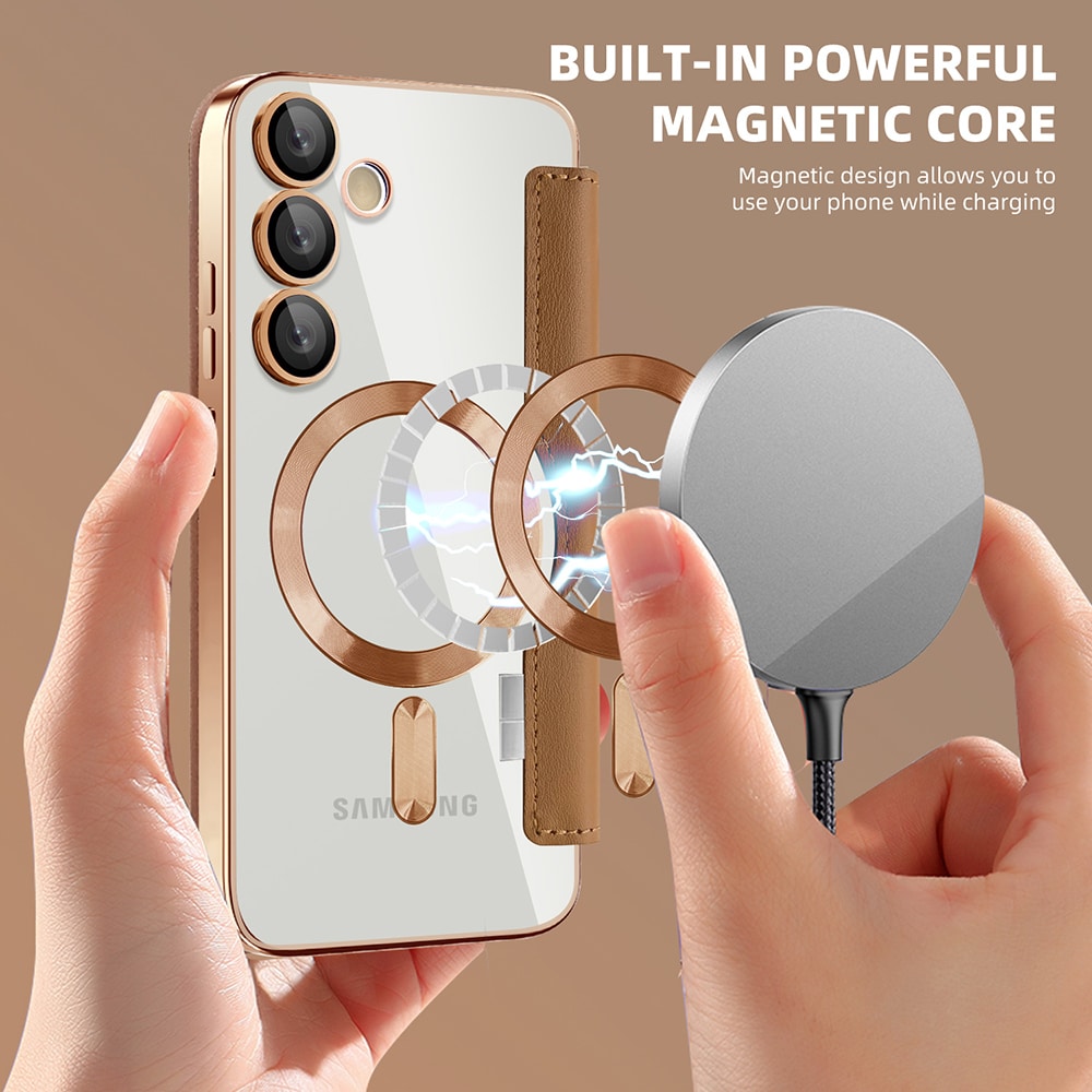 Techsuit SmartMag - θήκη για Samsung Galaxy S23 Plus - Καφέ - Image 6