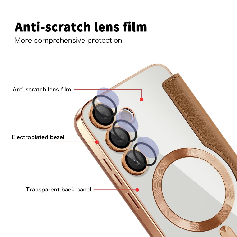 Techsuit SmartMag - θήκη για Samsung Galaxy S24 Plus - Καφέ - Image 3