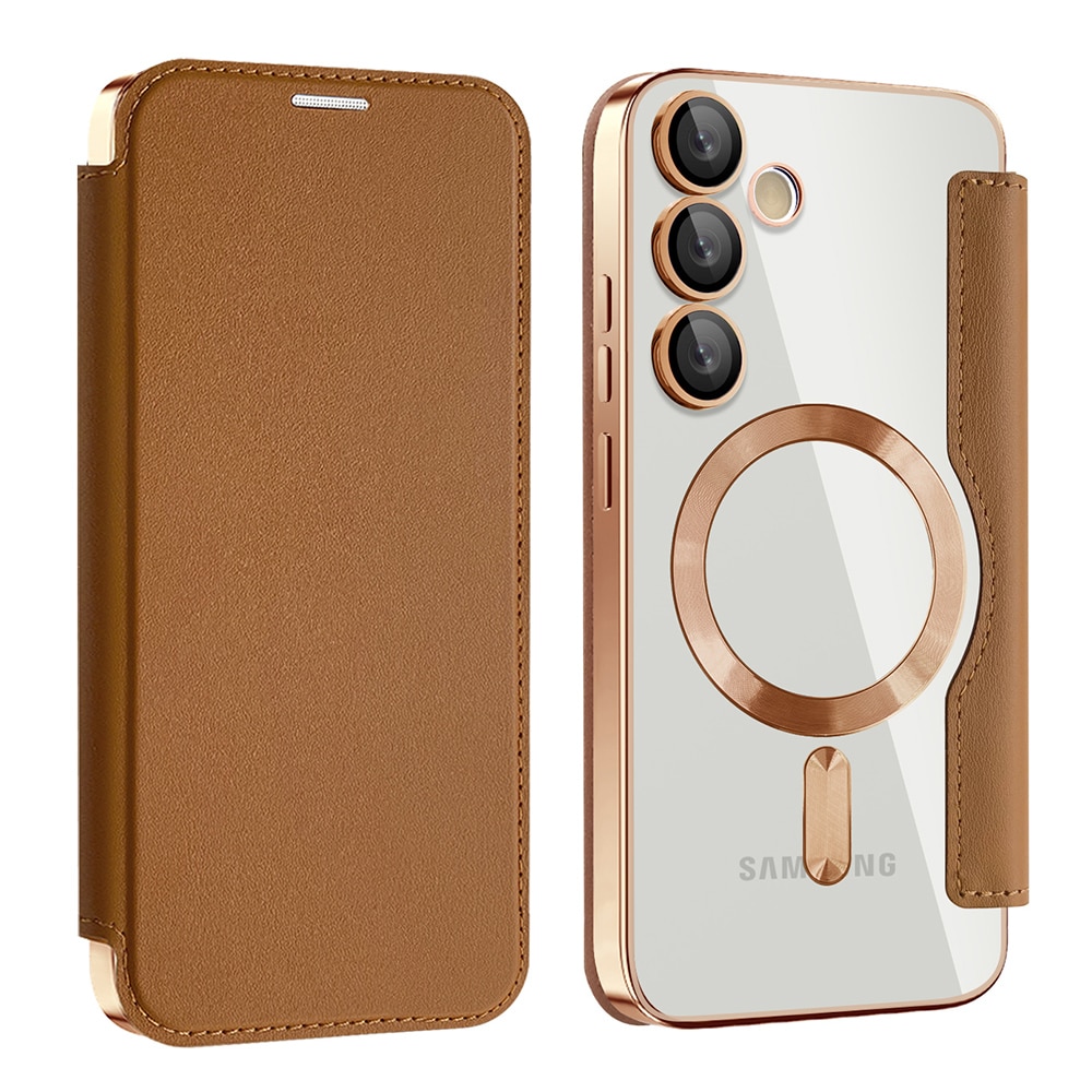 Techsuit SmartMag - θήκη για Samsung Galaxy S24 Plus - Καφέ - Image 2