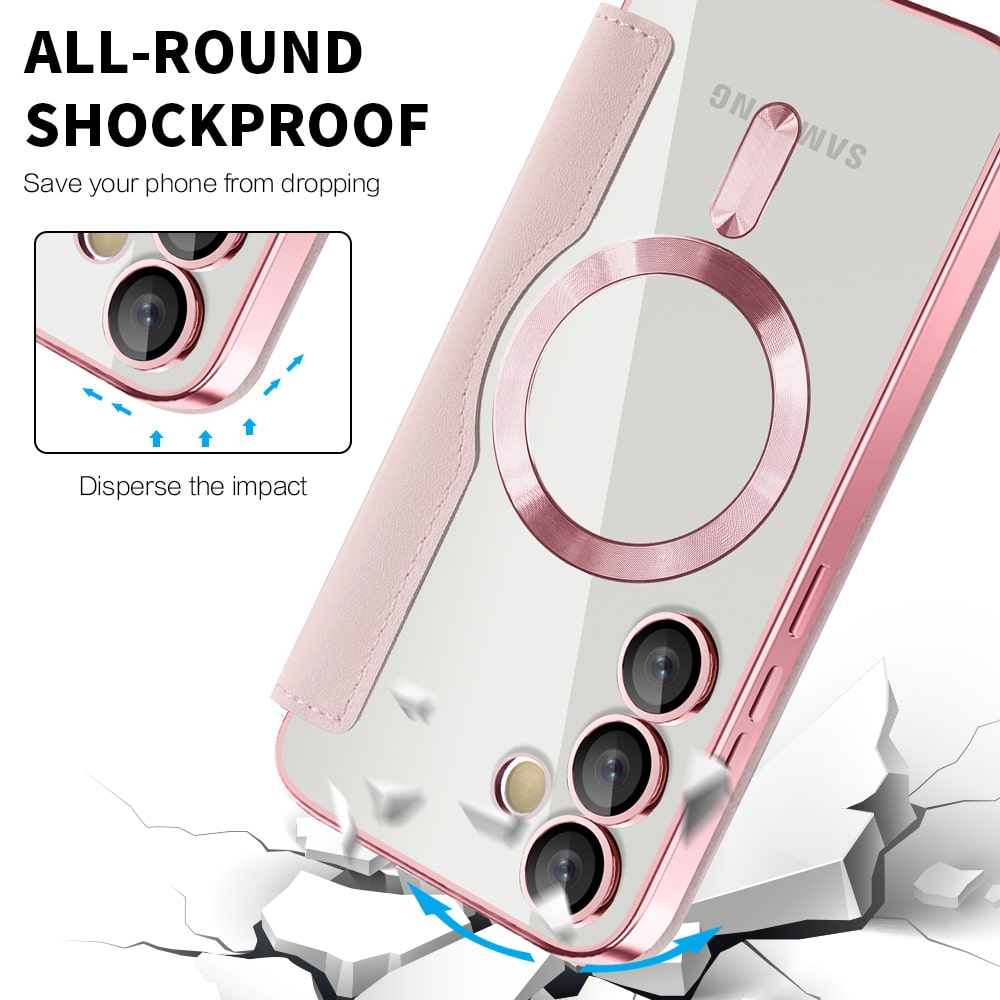 Techsuit SmartMag - θήκη για Samsung Galaxy S24 Plus - Ροζ - Image 4