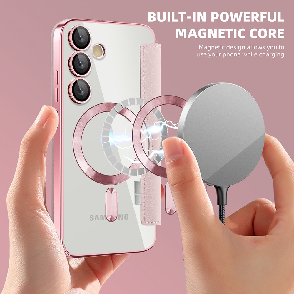 Techsuit SmartMag - θήκη για Samsung Galaxy S24 Plus - Ροζ - Image 6
