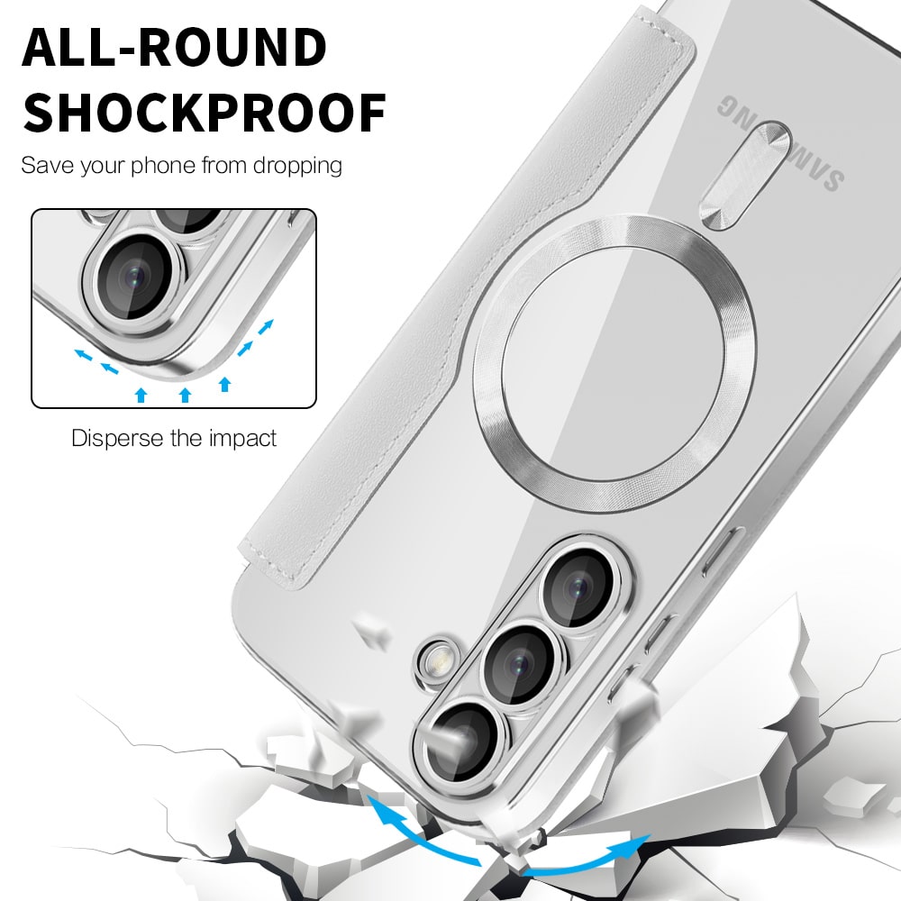 Techsuit SmartMag - θήκη για Samsung Galaxy S25 - Γκρι - Image 4