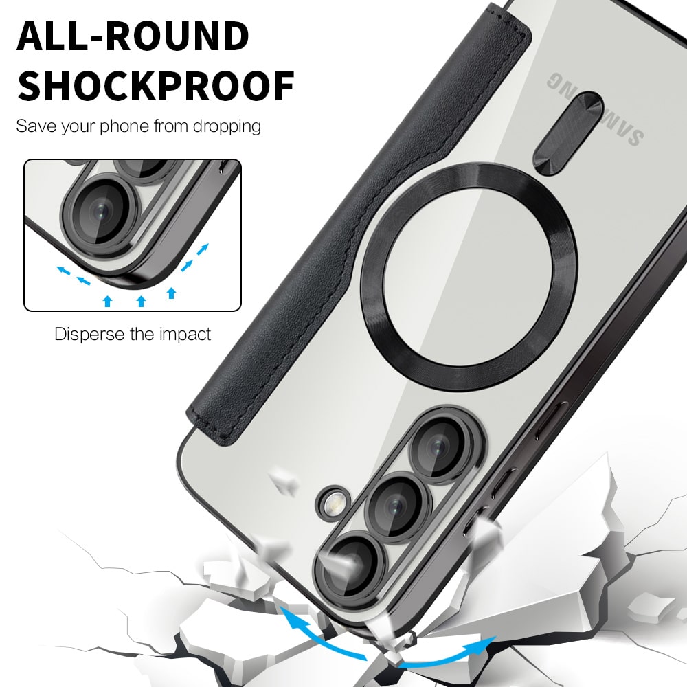 Techsuit SmartMag Book - θήκη για Samsung Galaxy S25+ - Μαύρο - Image 4