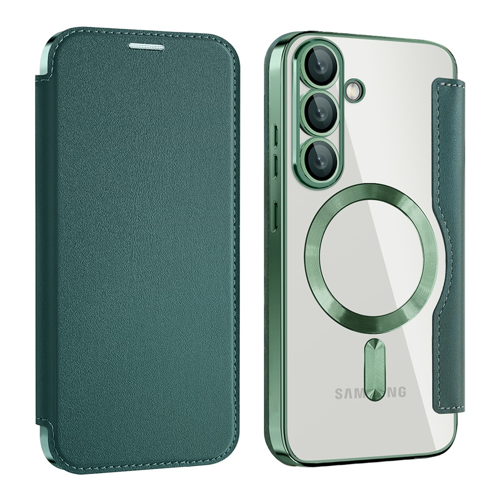 Techsuit SmartMag Book - θήκη για Samsung Galaxy S25+ - Πράσινο - Image 2