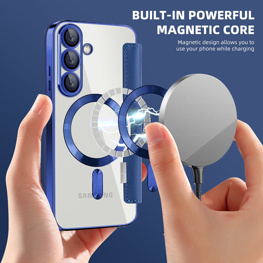 Techsuit SmartMag Book - θήκη για Samsung Galaxy S25+ - Μπλε - Image 6