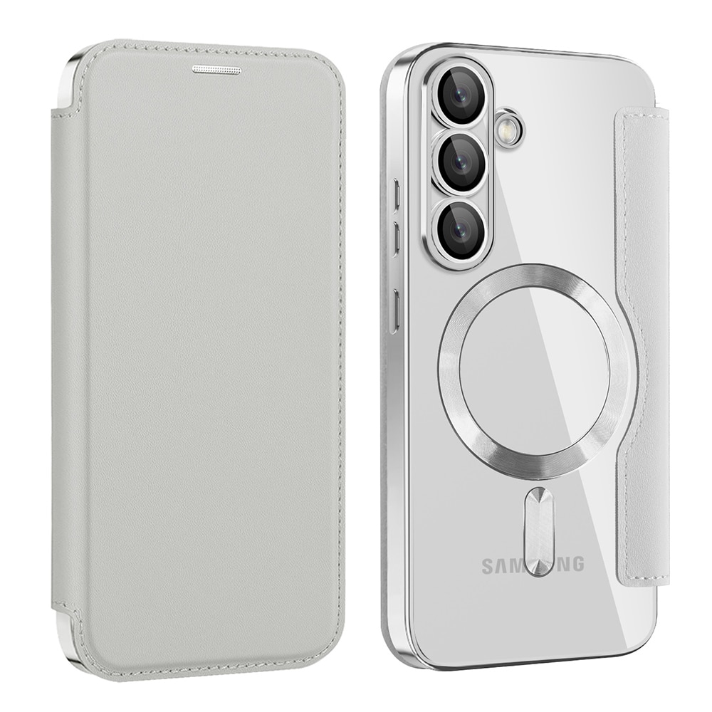 Techsuit SmartMag Book - θήκη για Samsung Galaxy S25+ - Γκρι - Image 2