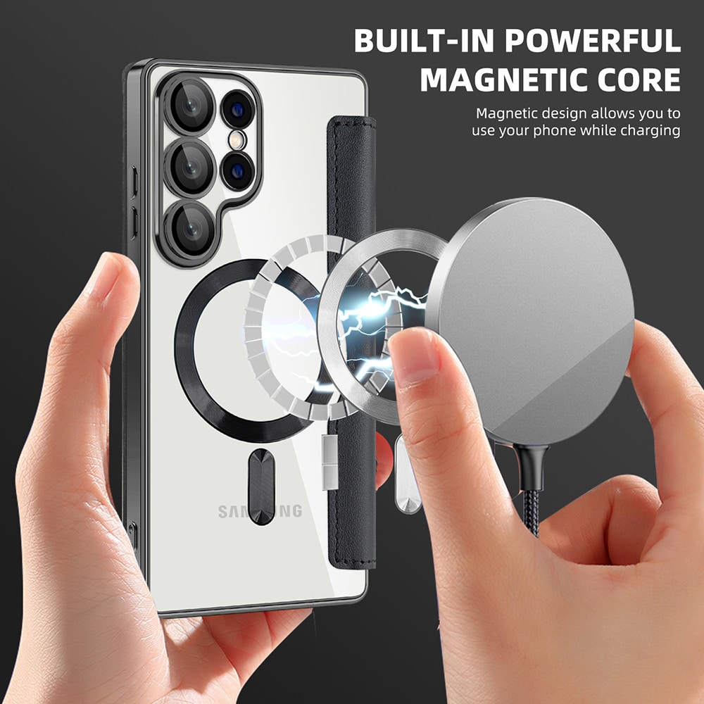 Techsuit SmartMag Book - θήκη για Samsung Galaxy S25 Ultra - Μαύρο - Image 6