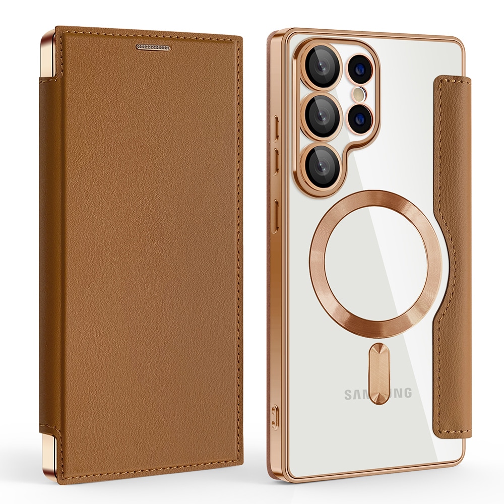 Techsuit SmartMag - θήκη για Samsung Galaxy S25 Ultra - Καφέ - Image 2