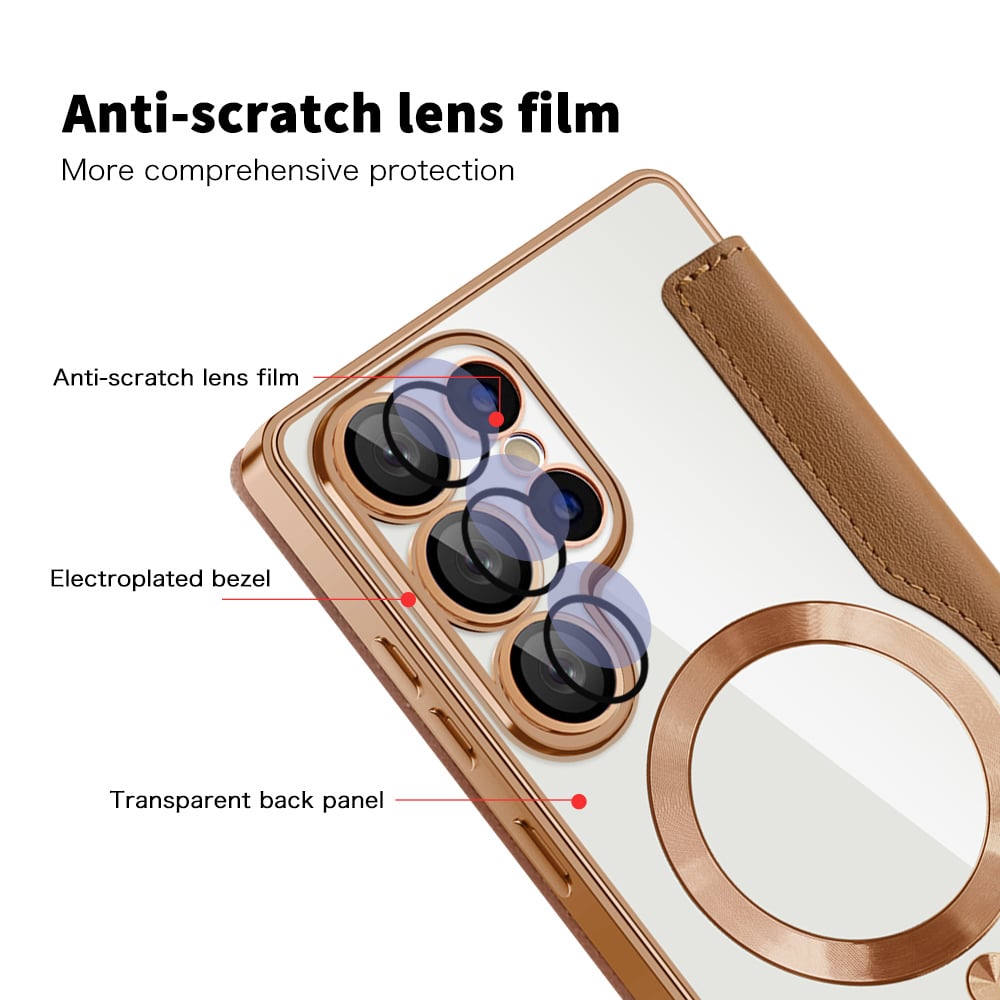 Techsuit SmartMag - θήκη για Samsung Galaxy S25 Ultra - Καφέ - Image 3