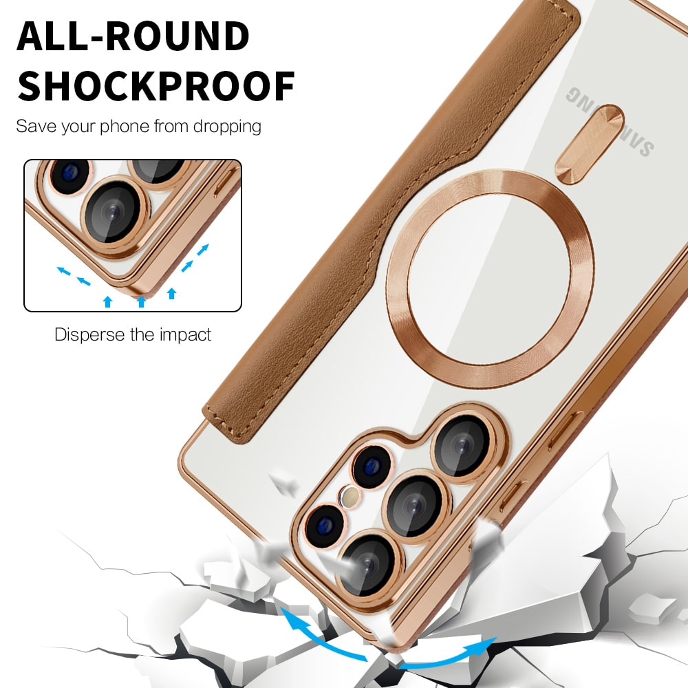 Techsuit SmartMag - θήκη για Samsung Galaxy S25 Ultra - Καφέ - Image 4