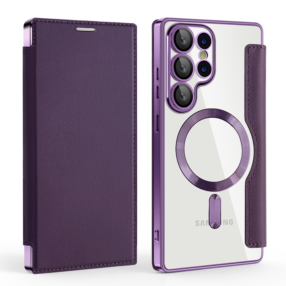 Techsuit SmartMag Book - θήκη για Samsung Galaxy S25 Ultra - Μωβ - Image 2