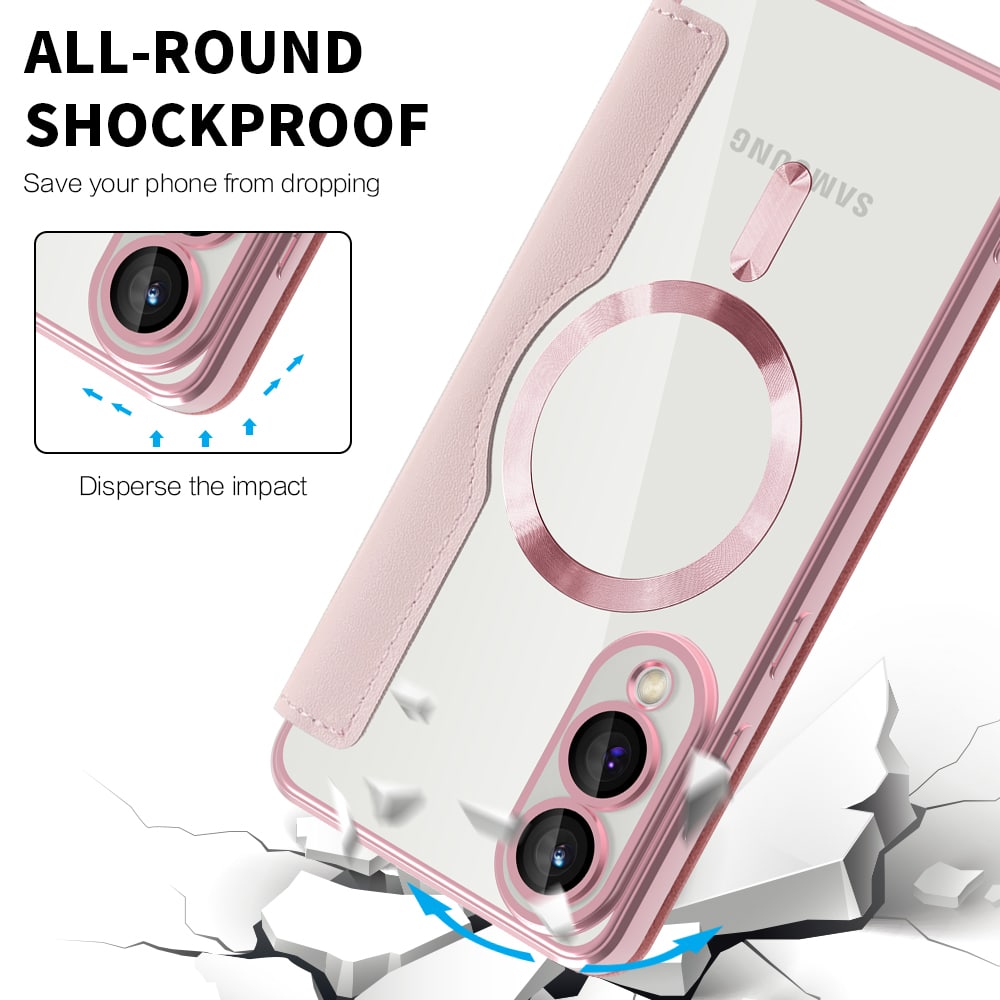 Techsuit SmartMag - θήκη για Samsung Galaxy S25 Edge - Ροζ - Image 4