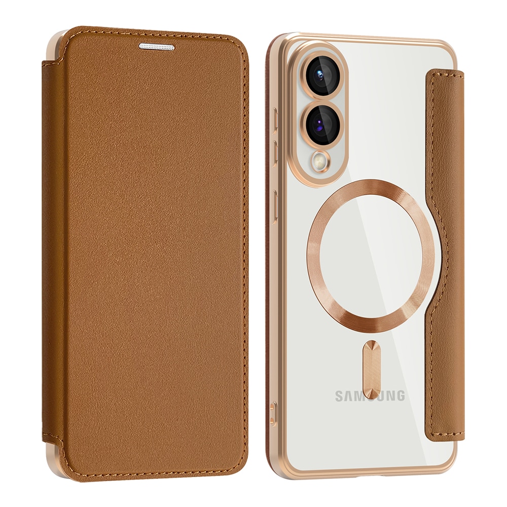 Techsuit SmartMag - θήκη για Samsung Galaxy S25 Edge - Καφέ - Image 2