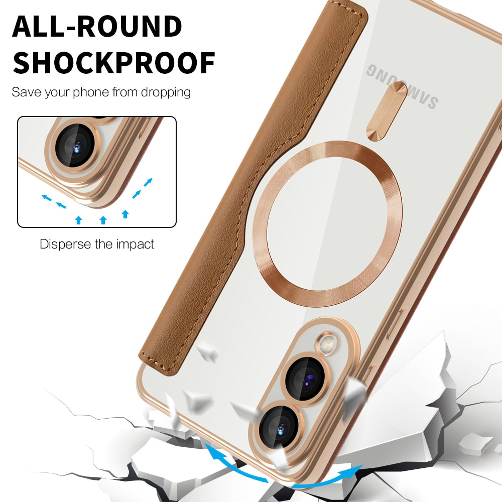 Techsuit SmartMag - θήκη για Samsung Galaxy S25 Edge - Καφέ - Image 4
