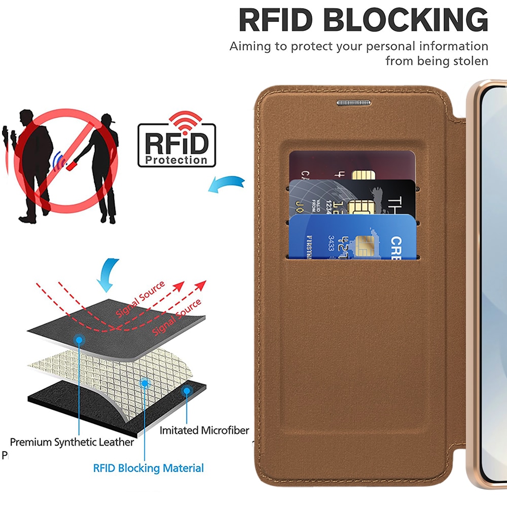 Techsuit SmartMag - θήκη για Samsung Galaxy S25 Edge - Καφέ - Image 5