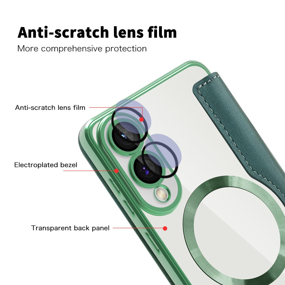 Techsuit SmartMag - θήκη για Samsung Galaxy S25 Edge - Πράσινο - Image 3