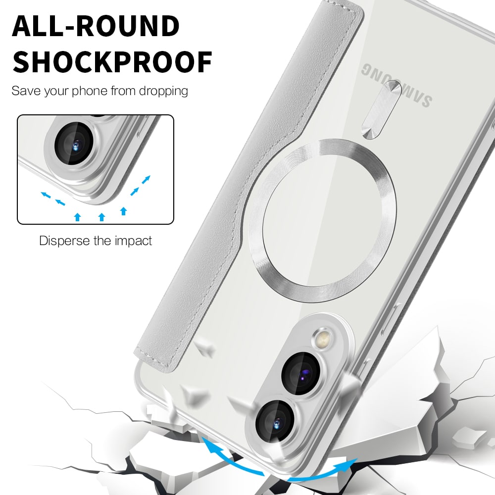 Techsuit SmartMag - θήκη για Samsung Galaxy S25 Edge - Γκρι - Image 4