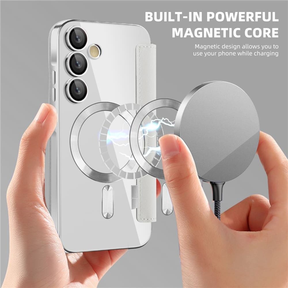 Techsuit SmartMag Book - θήκη για Samsung Galaxy A35 - Γκρι - Image 6