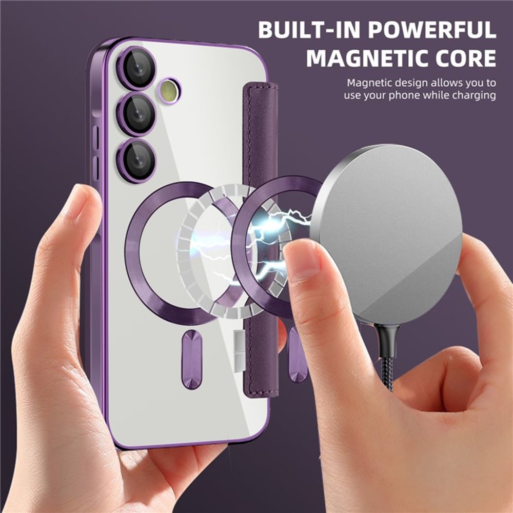 Techsuit SmartMag Book - θήκη για Samsung Galaxy A35 - Μωβ - Image 6